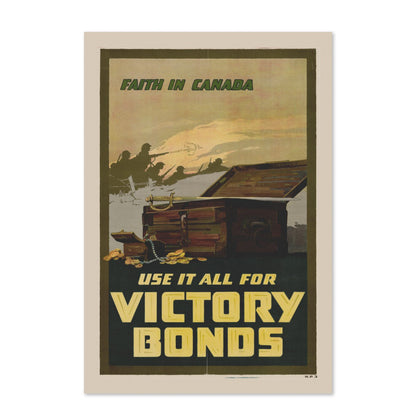 Faith in Canada Victory Bonds poster print