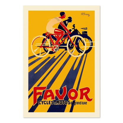 Favor Cycles & Motos poster print