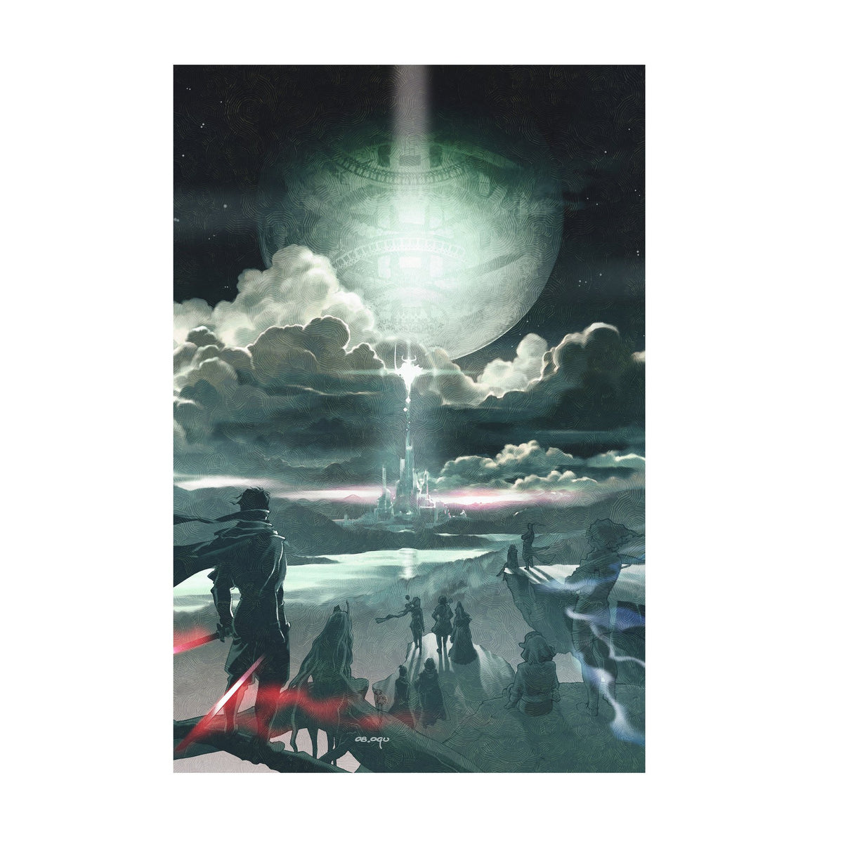 Final Fantasy IV The After Years Key Art poster print