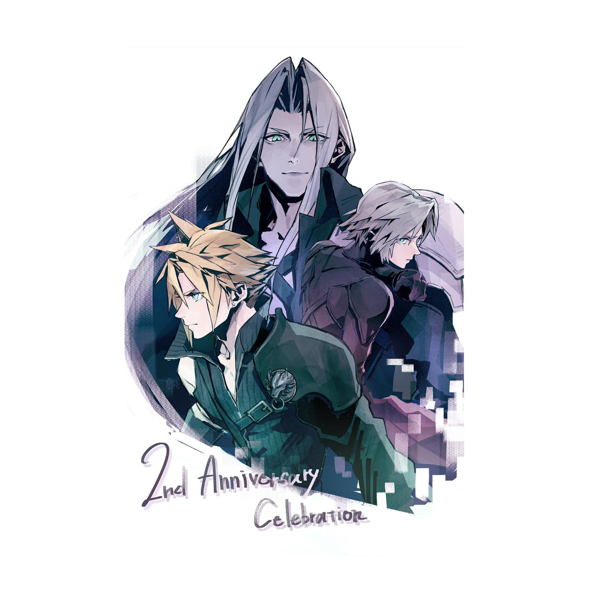 Final Fantasy VII Ever Crisis 2nd Anniversary poster print
