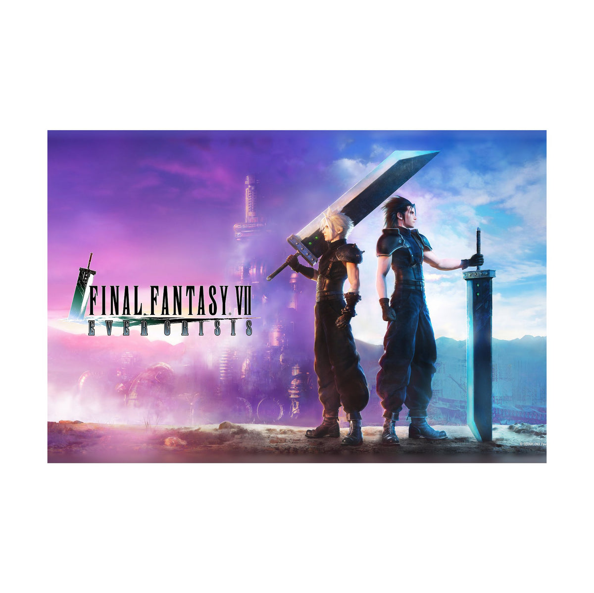 Final Fantasy VII Ever Crisis Key Art landscape poster print