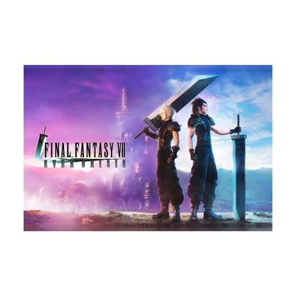 Final Fantasy VII Ever Crisis Key Art landscape poster print