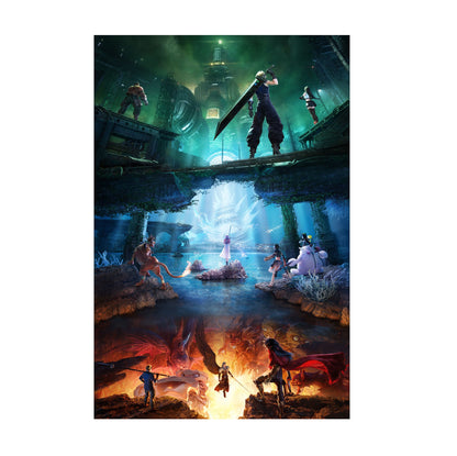 Final Fantasy VII Revelation Trilogy Art poster print (vertical)