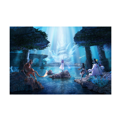 Final Fantasy VII Revelation Trilogy Part 2 landscape poster print
