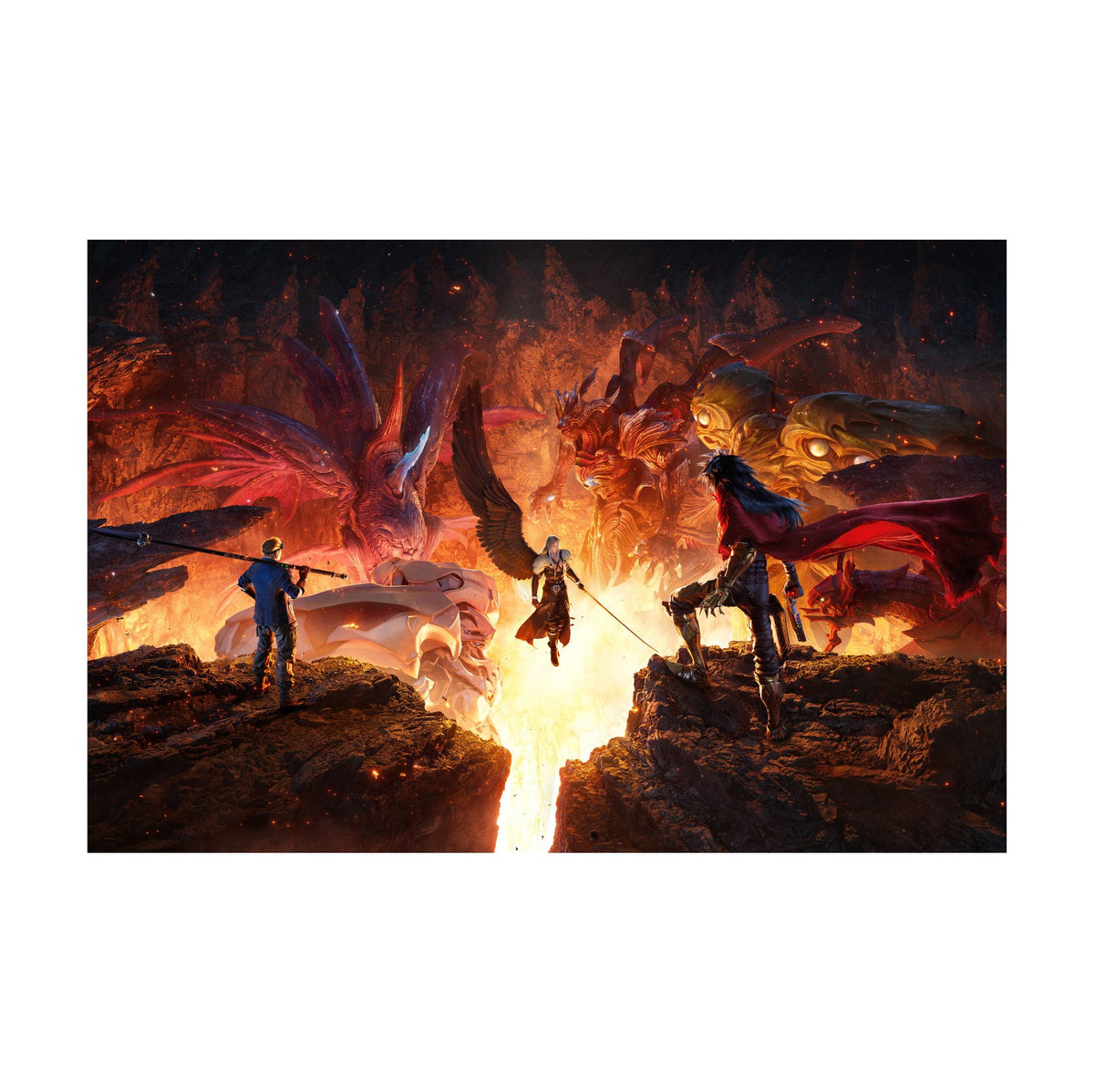 Final Fantasy VII Revelation Trilogy Part 3 landscape poster print