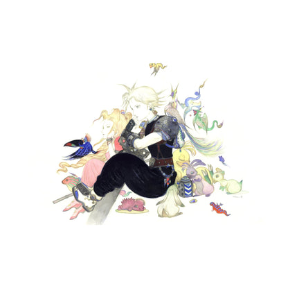 Final Fantasy VII Tranquility Amano landscape poster print