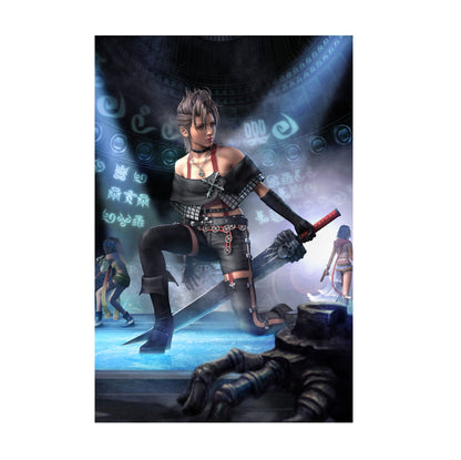 Final Fantasy X-2 Paine Key Art poster print