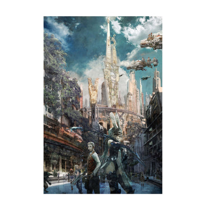 Final Fantasy XII Fran and Balthier Art poster print