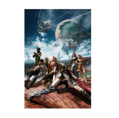 Final Fantasy XIII Party Key Art poster print