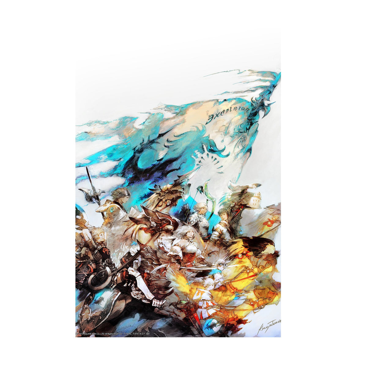 Final Fantasy XIV A Realm Reborn Excelsior Art poster print
