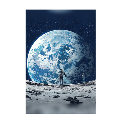 Final Fantasy XIV Endwalker Vinyl Single Art poster print (vertical)