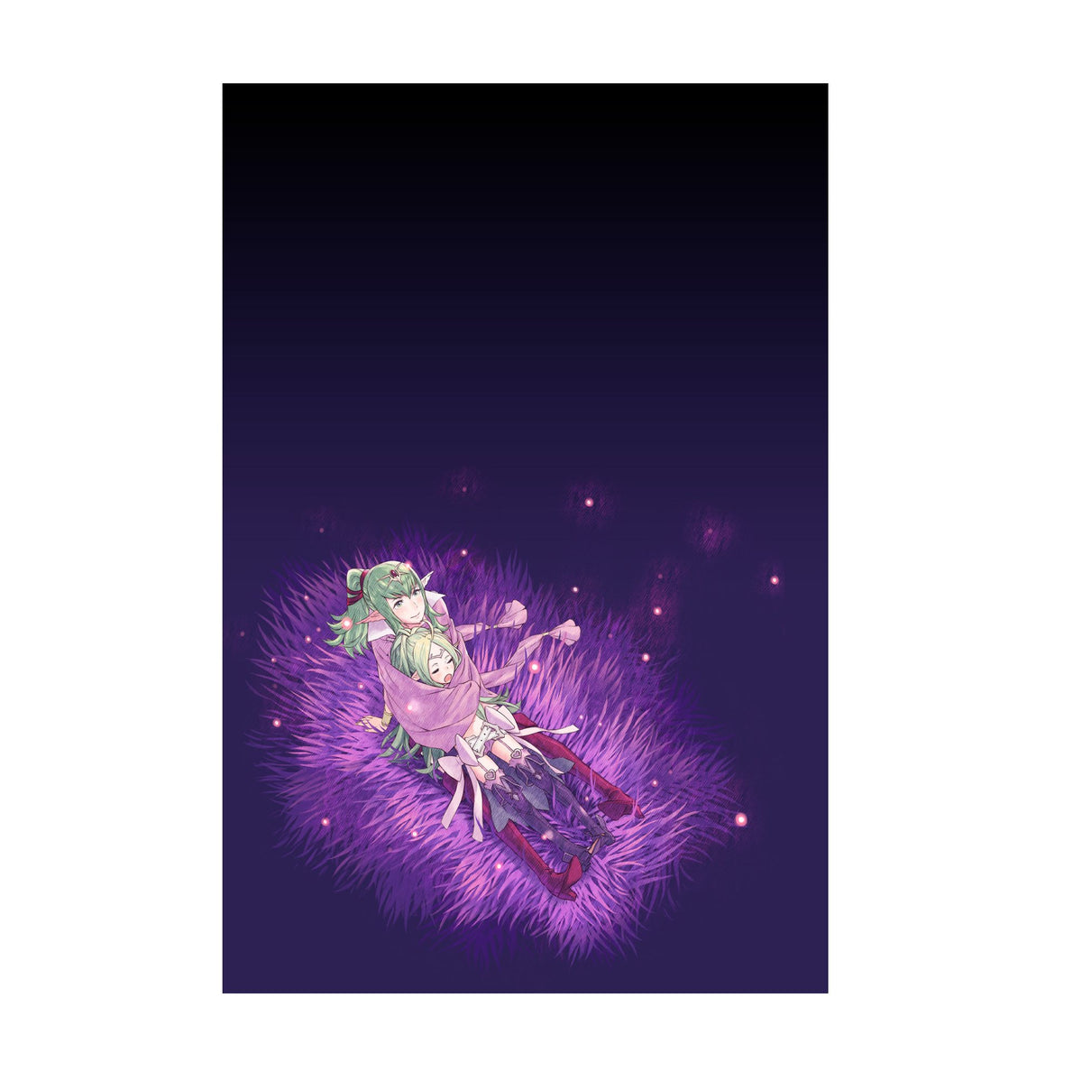 Fire Emblem Awakening Tiki and Nowi poster print