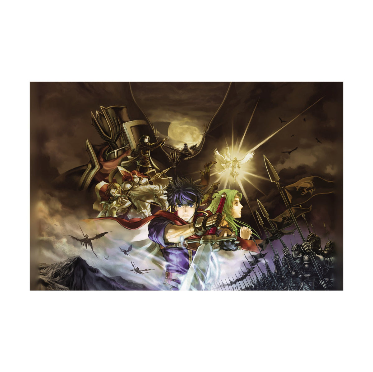 Fire Emblem Path of Radiance Cover Art landscape poster print