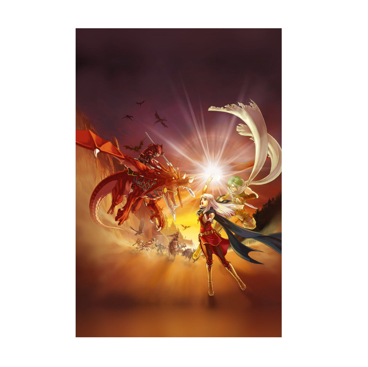 Fire Emblem Radiant Dawn Box Art poster print (vertical)