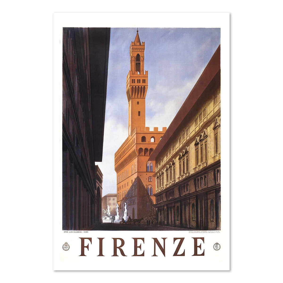 Firenze Palazzo Vecchio poster print