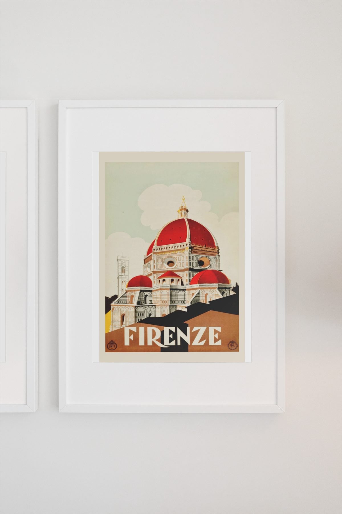 Firenze Duomo poster on a light wall