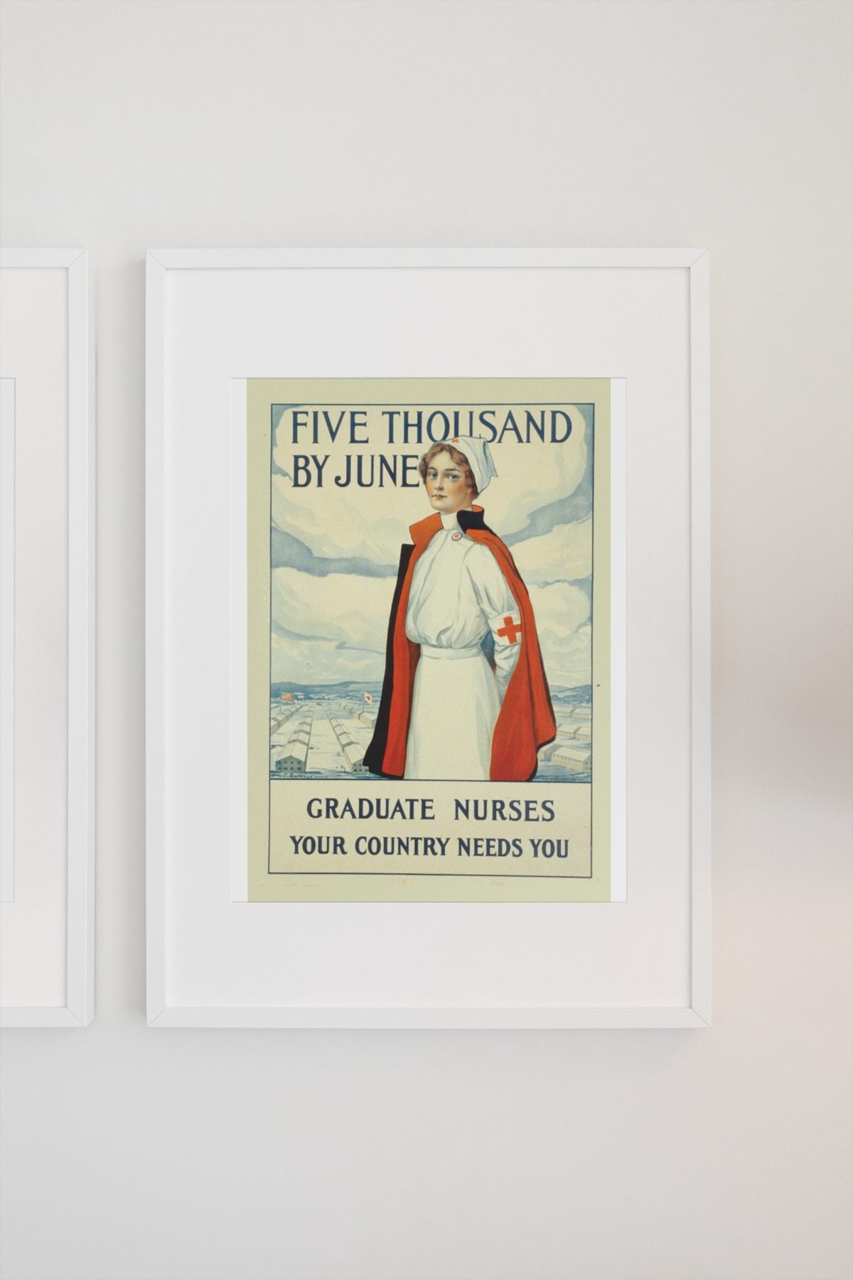 Five Thousand by June Graduate Nurses poster on a light wall