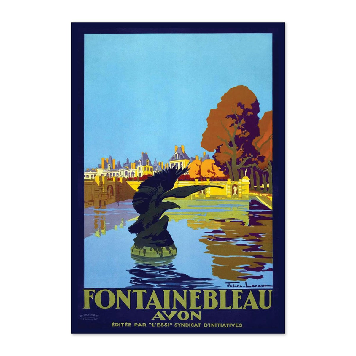 Fontainebleau Avon poster print