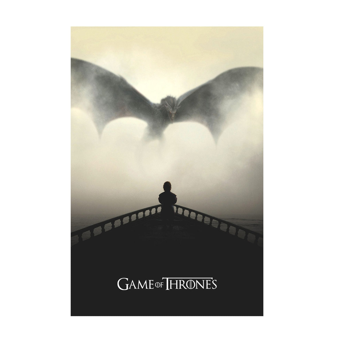 Game of Thrones Dragon Silhouette Art poster print