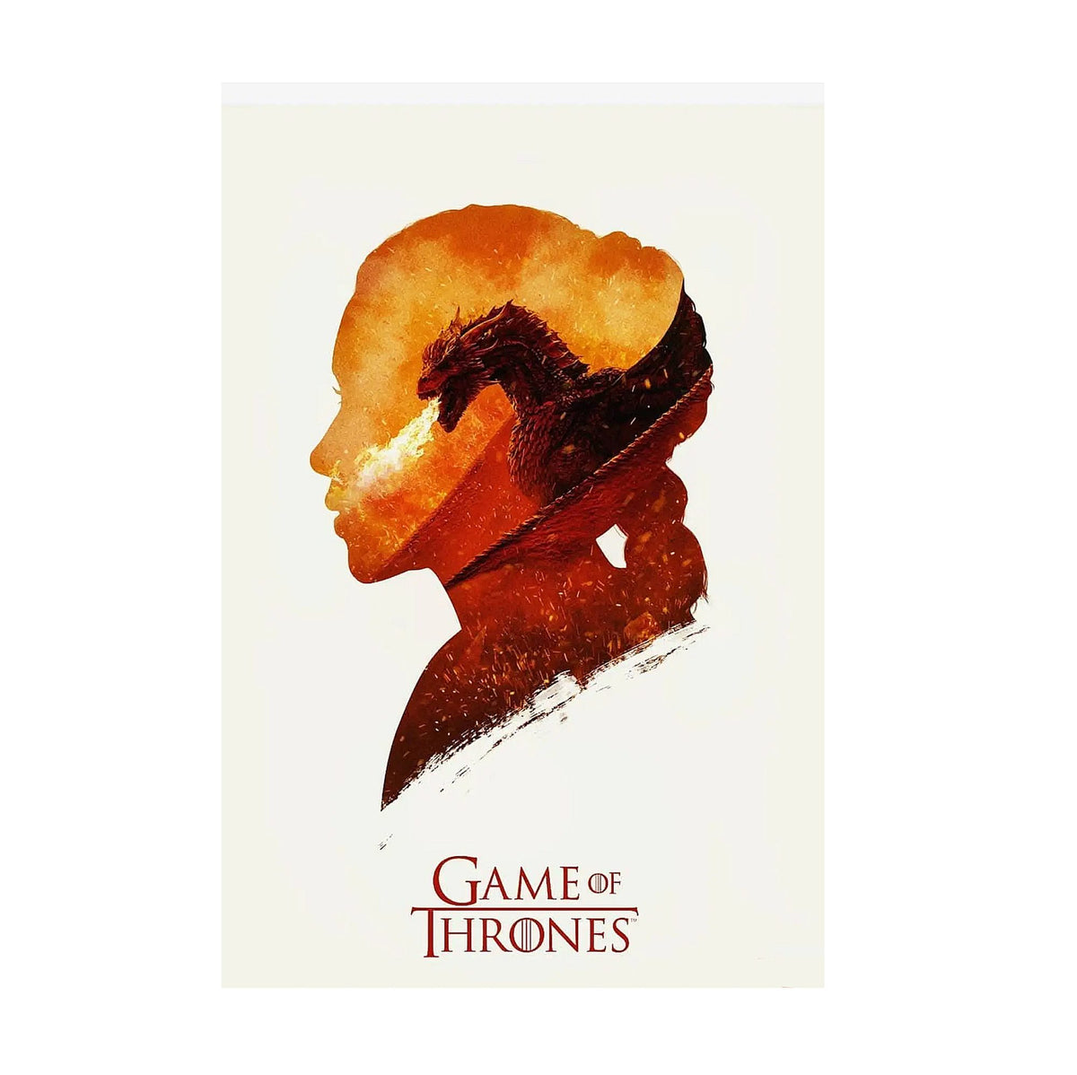 Game of Thrones Silhouette Art poster print
