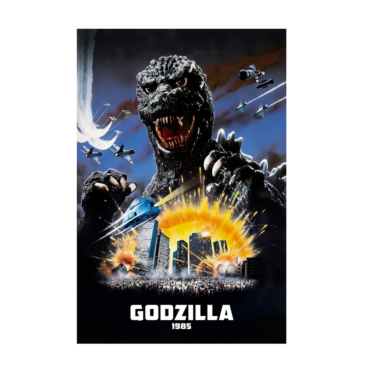 Godzilla 1985 (1985) Movie Key Art poster print