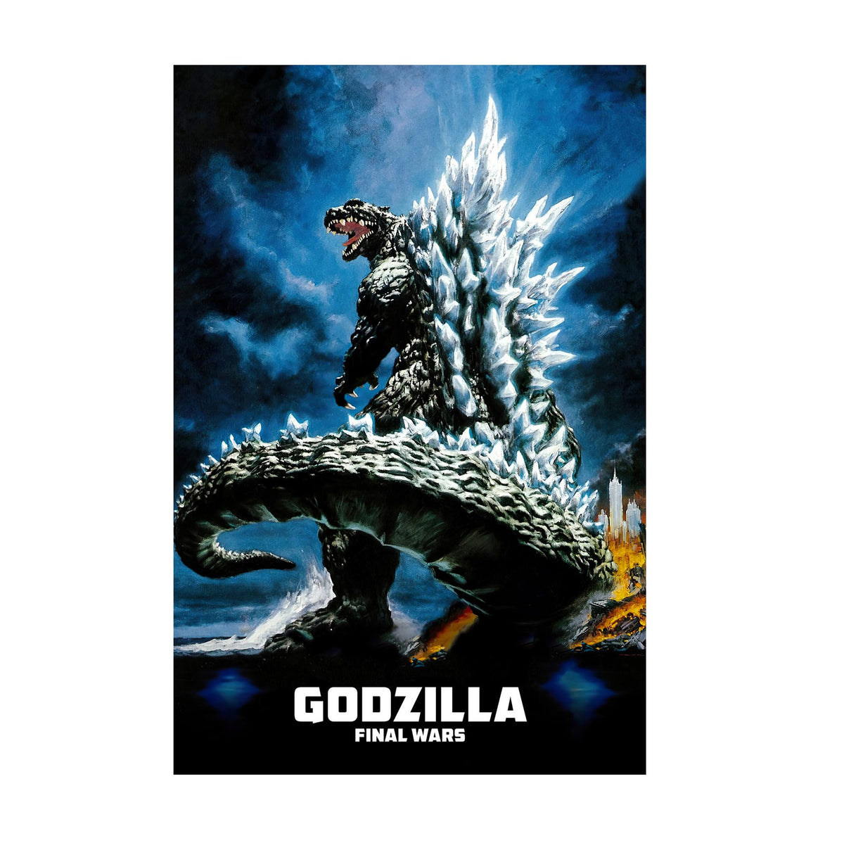 Godzilla: Final Wars (2004) Movie Key Art poster print