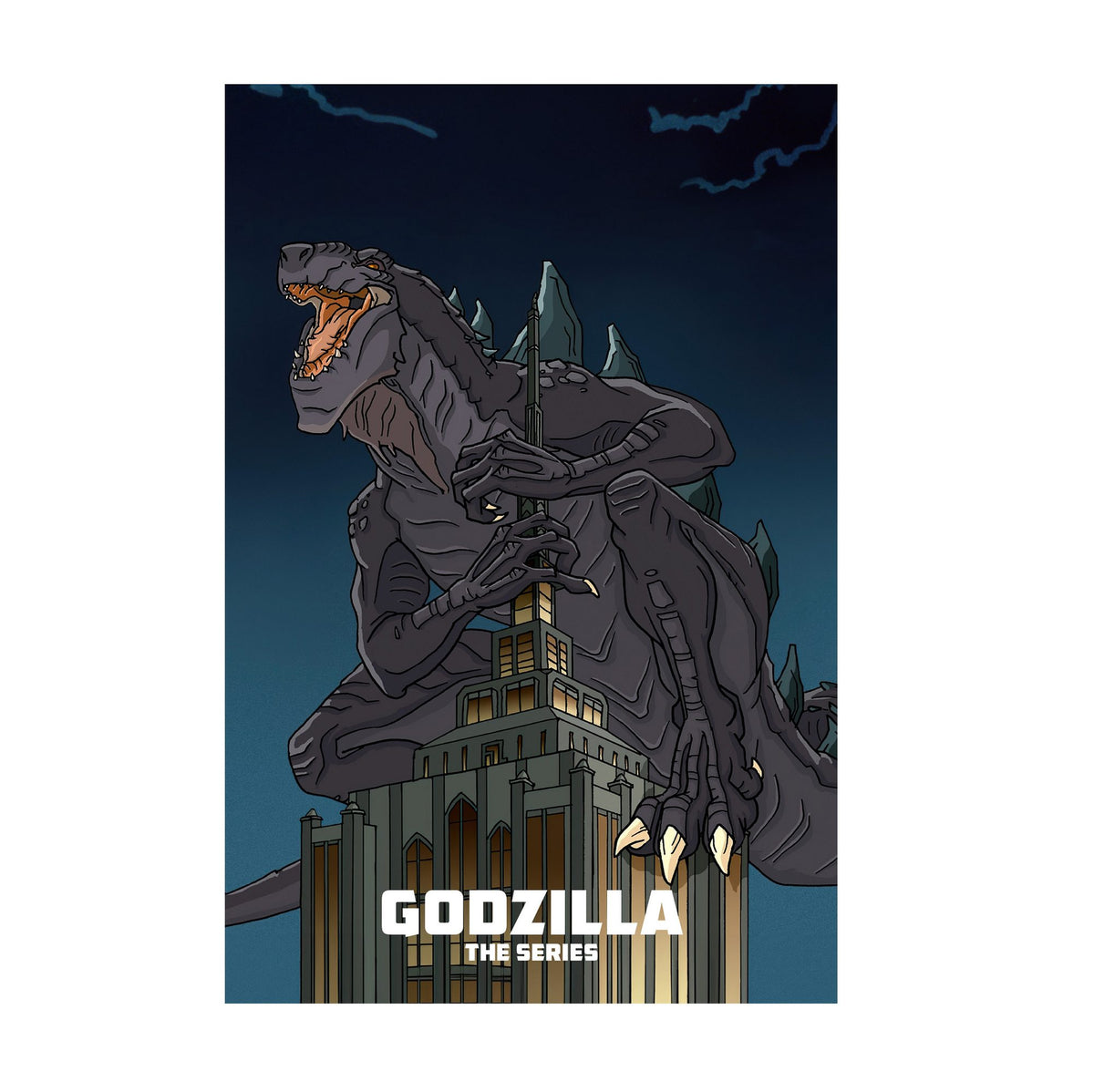 Godzilla: The Series Key Art poster print