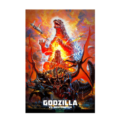 Godzilla vs. Destoroyah (1995) Movie Key Art poster print
