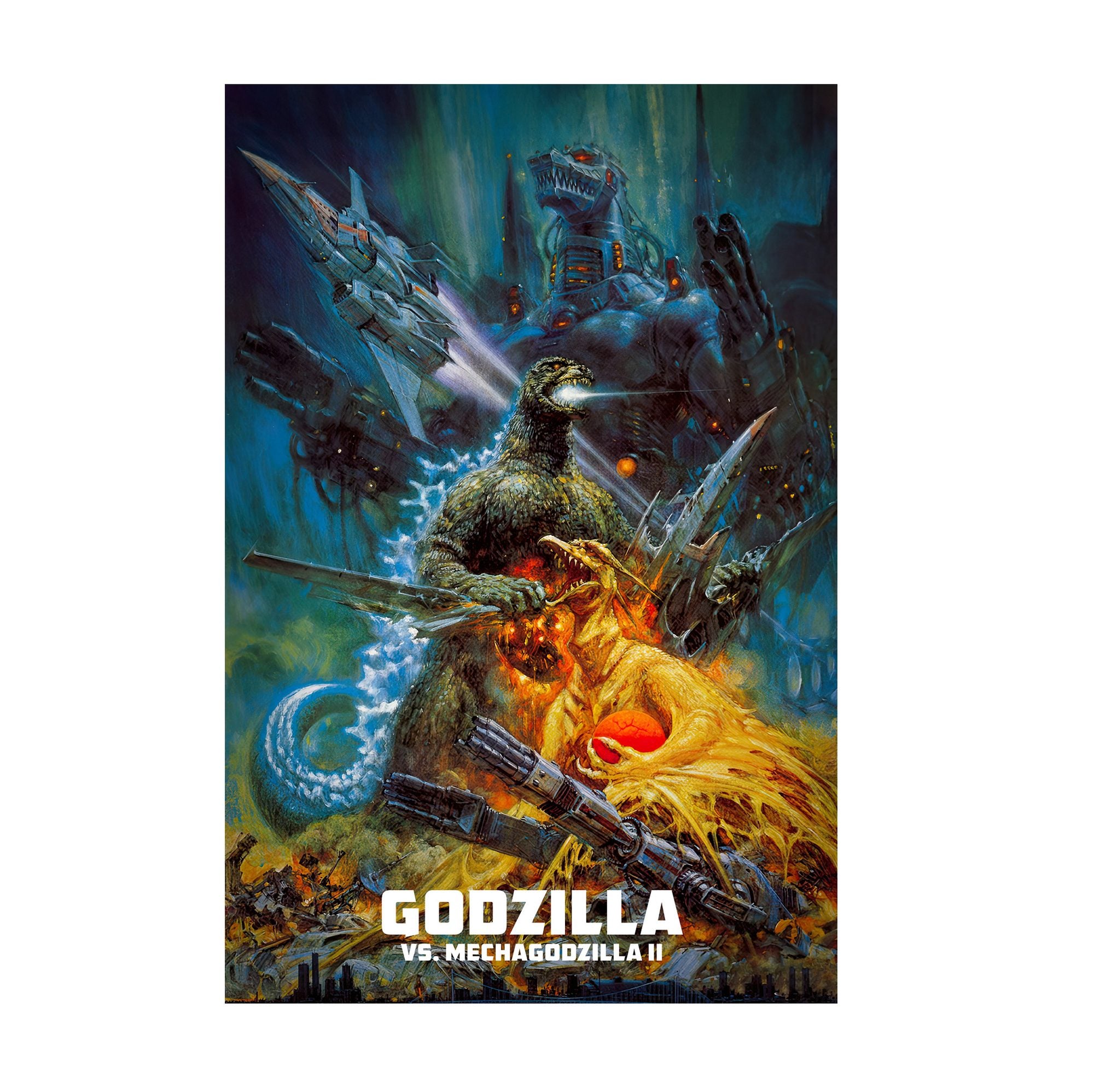 Godzilla vs. Mechagodzilla II (1993) Movie Key Art poster print