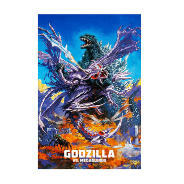 Godzilla vs. Megaguirus (2000) Movie Key Art poster print