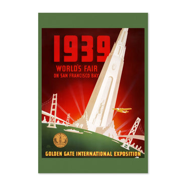 Golden Gate Exposition 1939 poster print