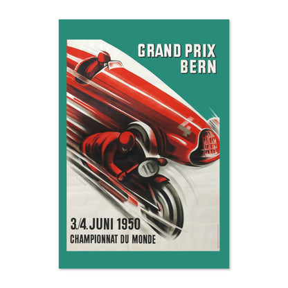 Grand Prix Bern 1950 poster print