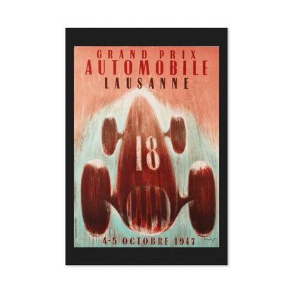 Grand Prix Lausanne 1947 poster print