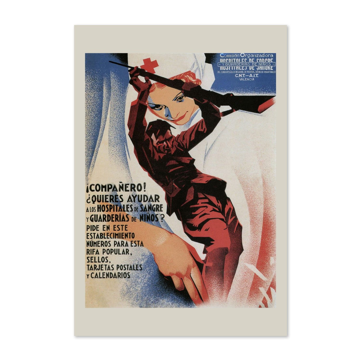 Help the Blood Hospitals poster print