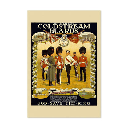 His Majestys Coldstream Guards poster print