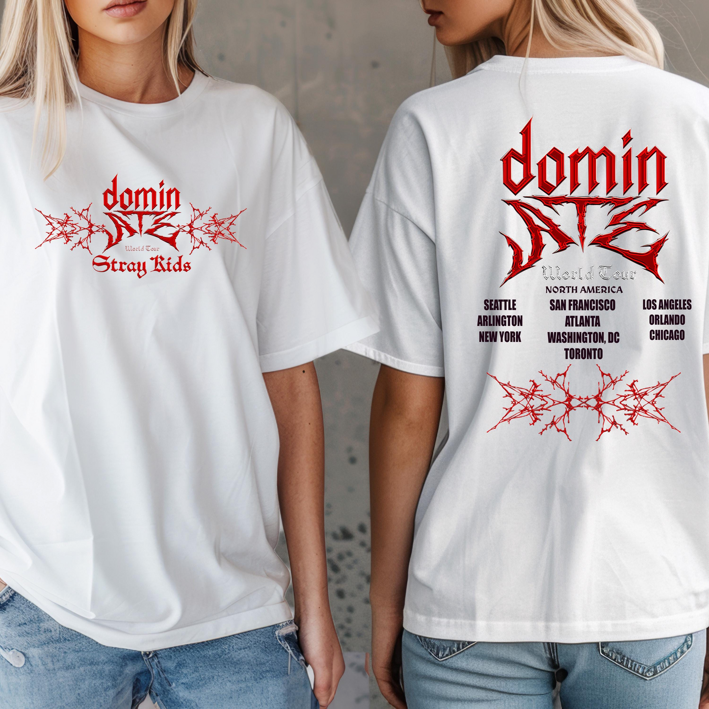 Graphic Stray Kids DominATE World Tour In US Shirt, Stray Kids Shirt
