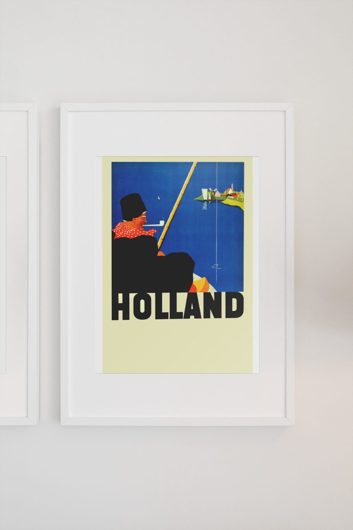 Holland poster on a light wall
