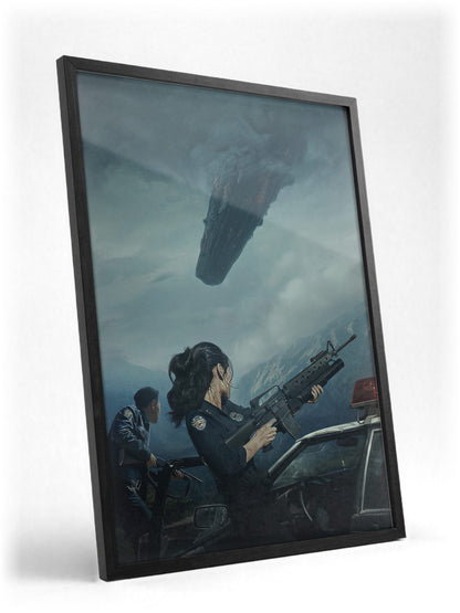 Hope (2026) Movie Key Art poster in a black frame with glass leaning against a wall