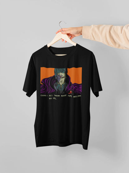 All Your Base Gamer T-Shirt | Retro Video Game Tee