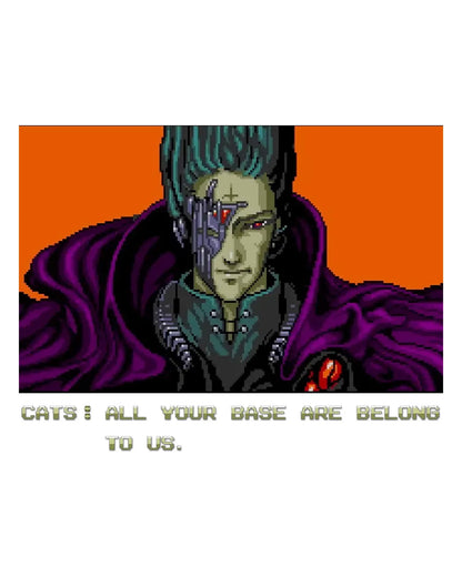 All Your Base Gamer T-Shirt | Retro Video Game Tee