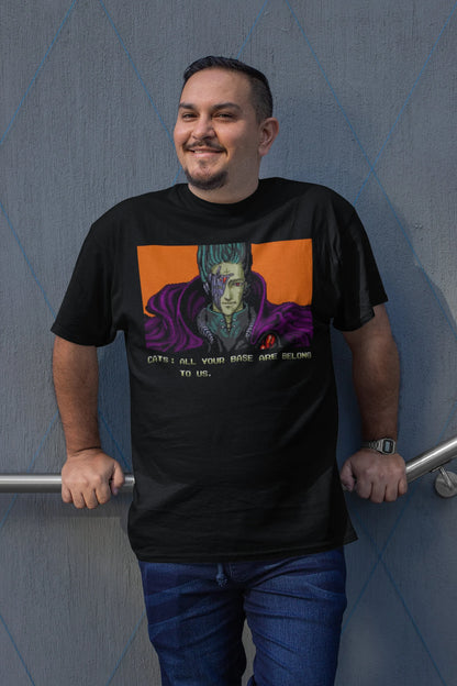 All Your Base Gamer T-Shirt | Retro Video Game Tee