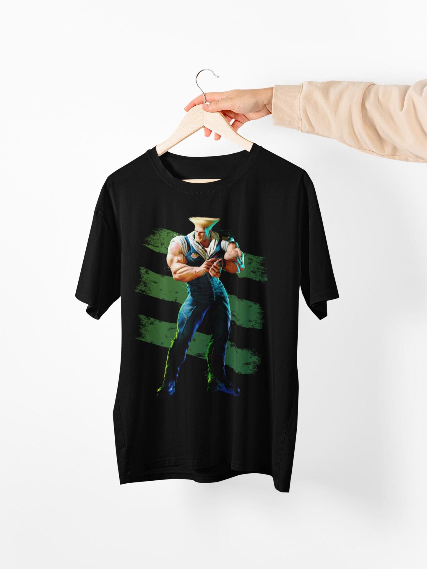 Street Fighter 6 Guile Premium T-Shirt | Arcade Fighting Game Tees