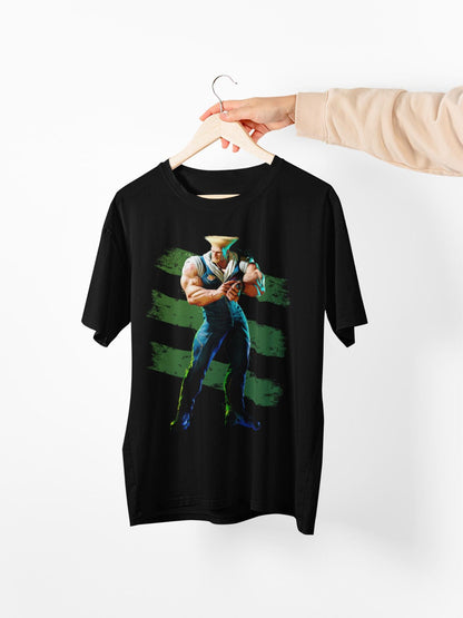 Street Fighter 6 Guile Premium T-Shirt | Arcade Fighting Game Tees