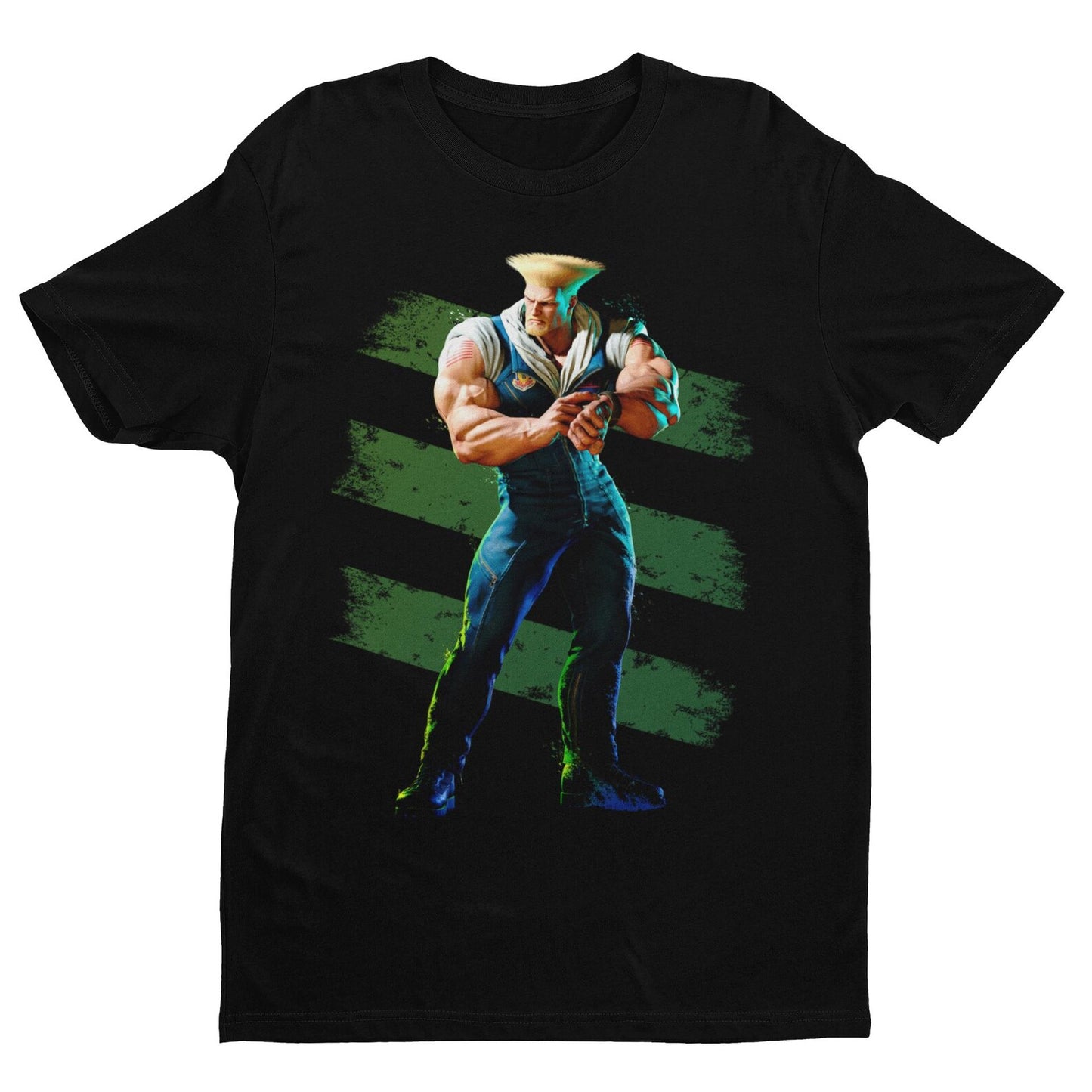 Street Fighter 6 Guile Premium T-Shirt | Arcade Fighting Game Tees