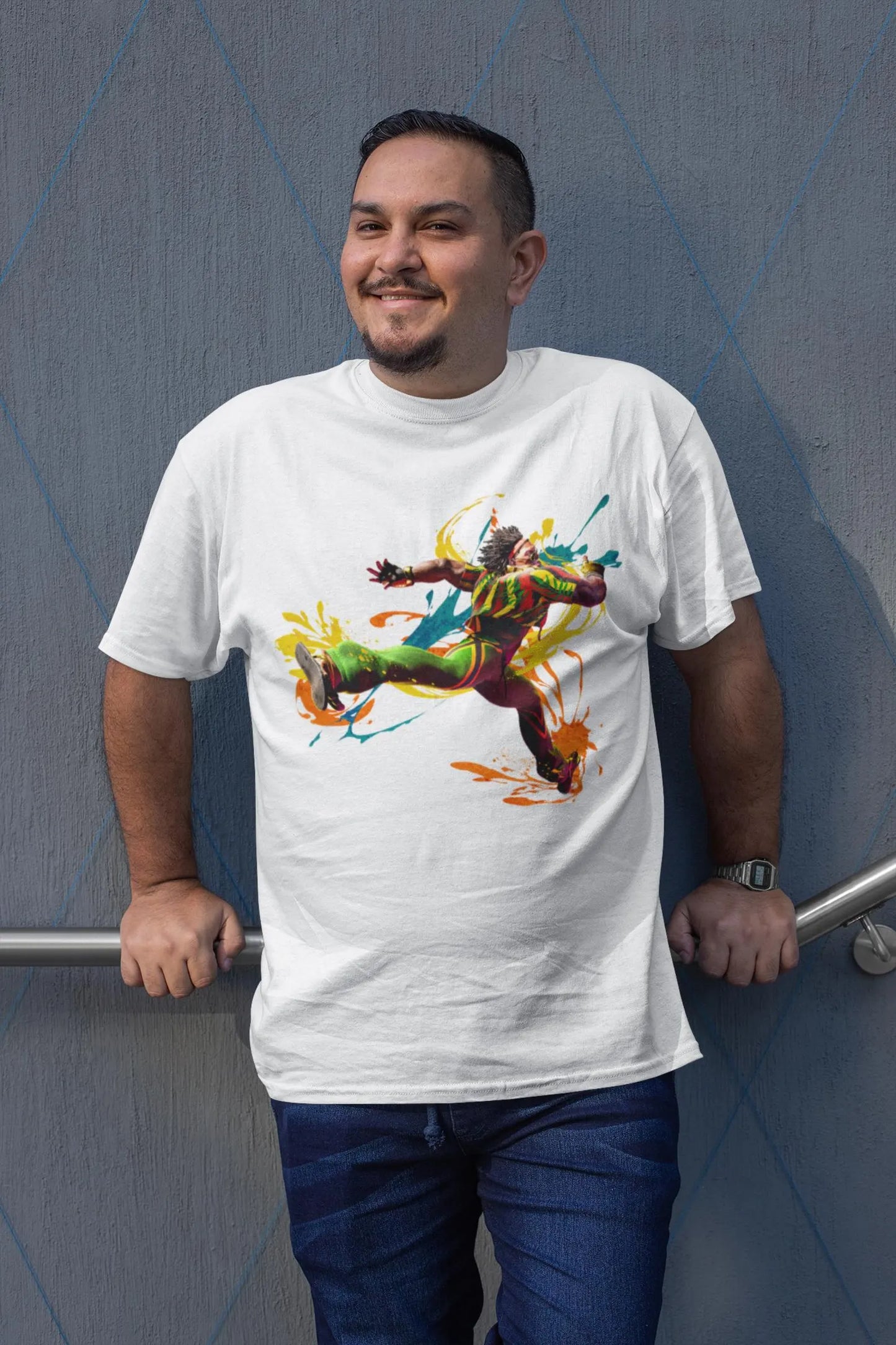 Street Fighter 6 Dee Jay Premium Unisex T-Shirt | Arcade Fighting Game Tee