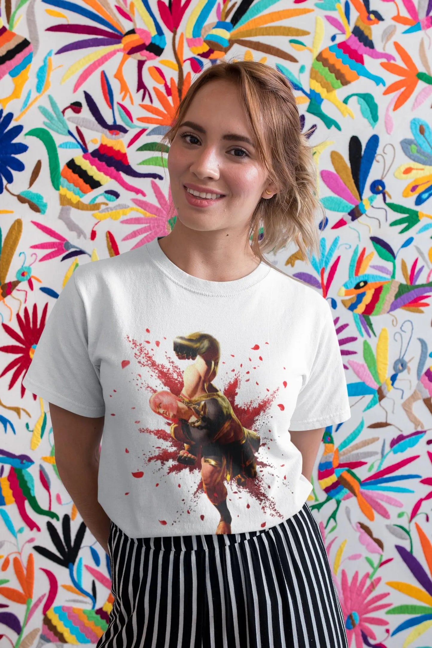 Street Fighter 6 Marisa Premium Unisex T-shirt | Arcade Fighting Game Tees