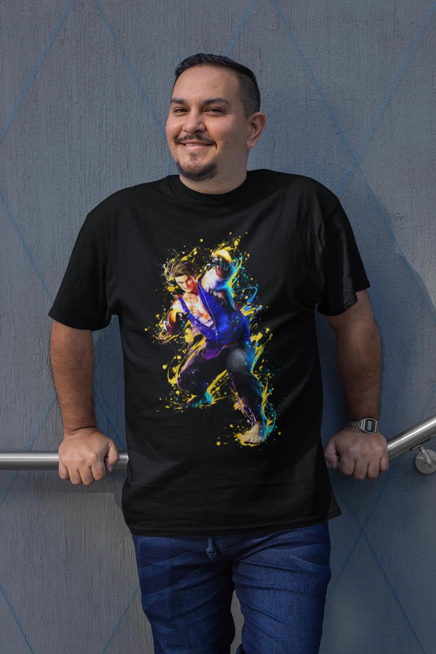 Street Fighter 6 Luke Premium Unisex T-shirt | Arcade Fighting Game Tees