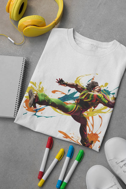 Street Fighter 6 Dee Jay Premium Unisex T-Shirt | Arcade Fighting Game Tee