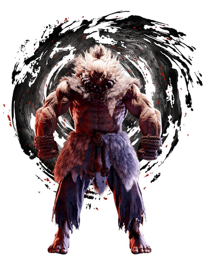 Street Fighter 6 Akuma Gouki Premium Unisex T-shirt  | Arcade Fighting Game Tees