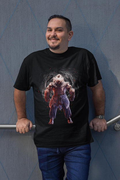 Street Fighter 6 Akuma Gouki Premium Unisex T-shirt  | Arcade Fighting Game Tees